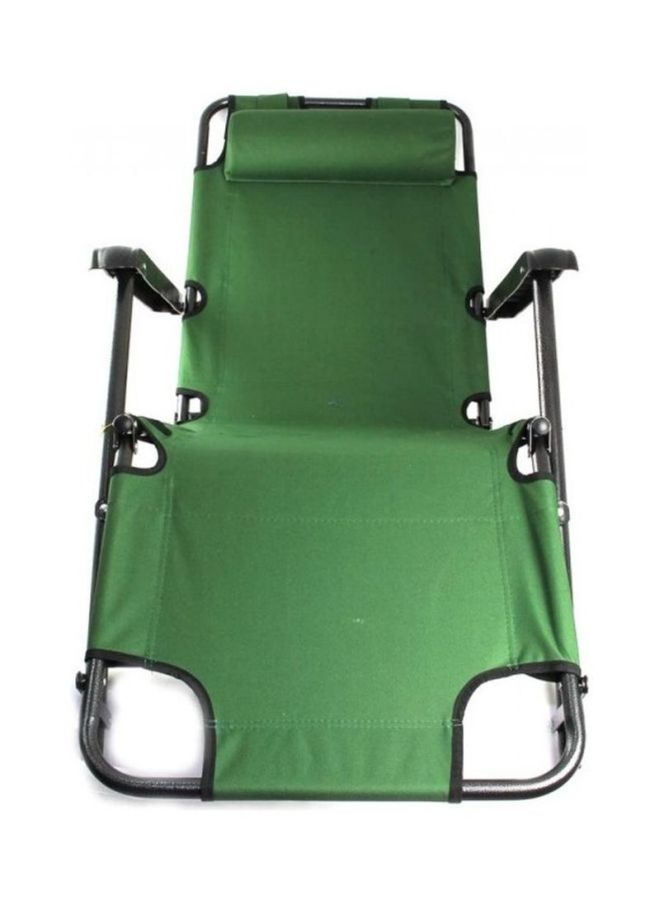مارجون كرسي شاطئ للتخييم في الهواء الطلق قابل للطي- لون أخضر 153x60x35سم - Image 2
