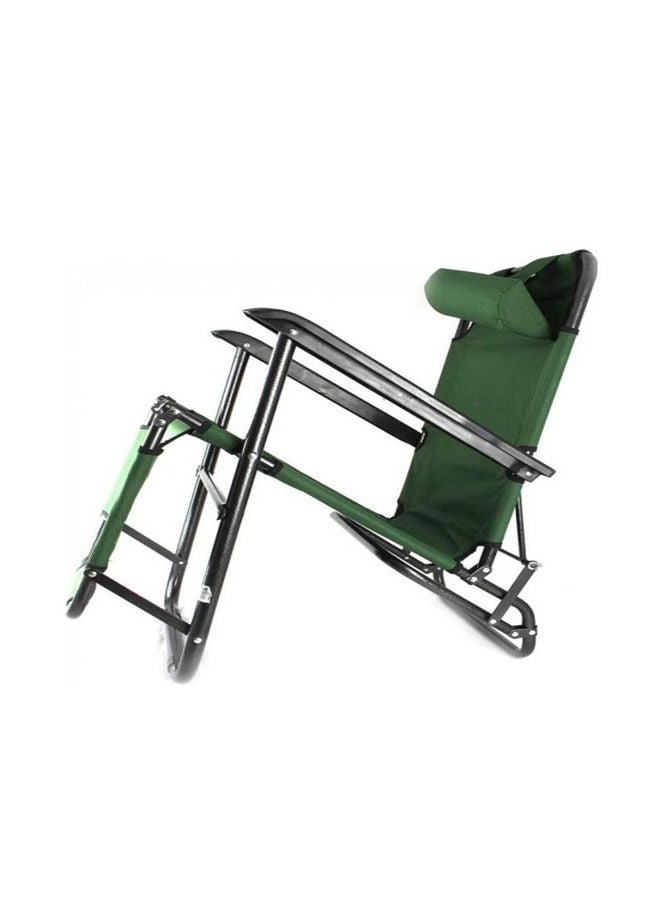 مارجون كرسي شاطئ للتخييم في الهواء الطلق قابل للطي- لون أخضر 153x60x35سم - Image 4