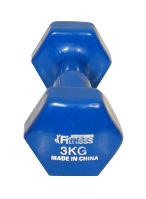 Vinyl Coated Exercise Dumbbell 3kg
