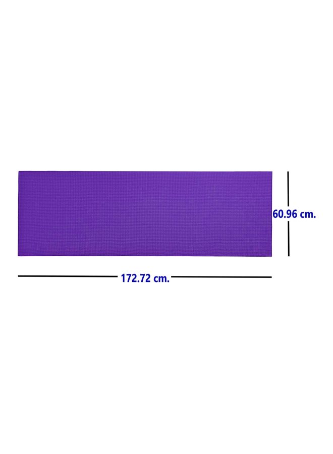 SkyLand Anti-Skid Yoga Mat 6 mm - Purple 172.72x60.96cm  - Image 2