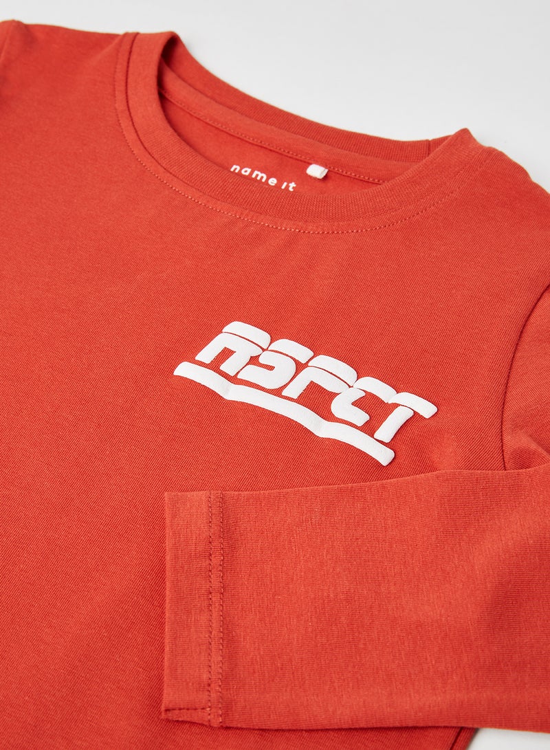 NAME IT Baby/Kids Long Sleeve T-Shirt Ketchup  - Image 3