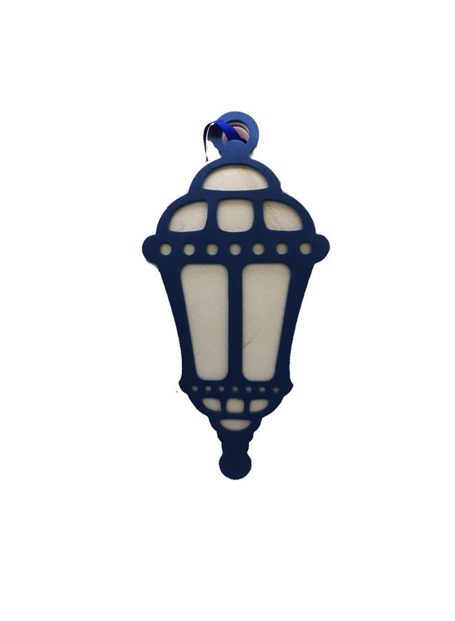 Generic double face colorful lantern Ramdan decoration White/Blue Smallcm 