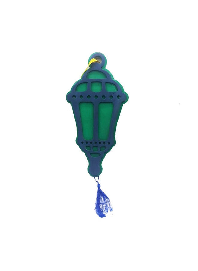 Generic double face colorful lantern Ramdan decoration Green/Blue Largecm 