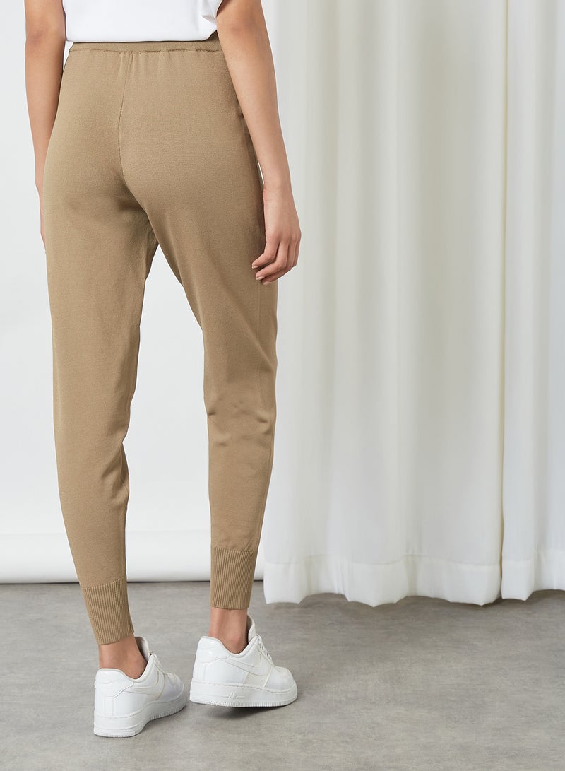 ANOTAH - French Terry Sweatpants Khaki - Image 1