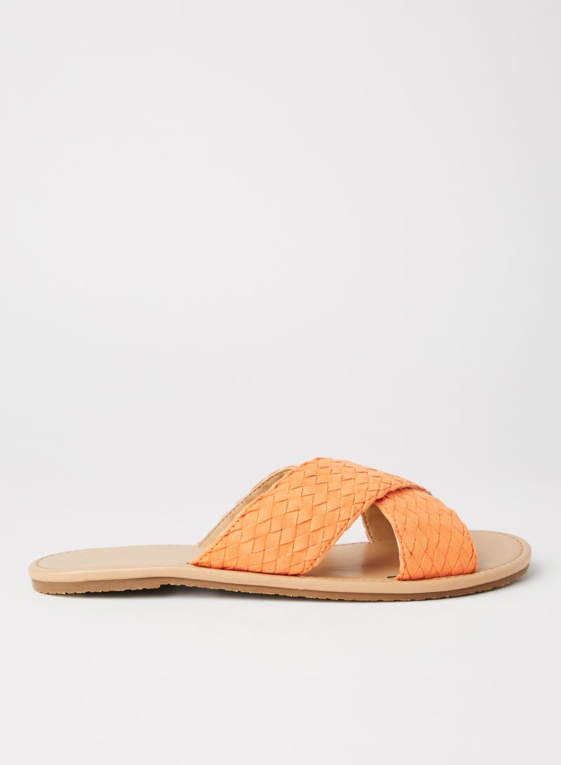 Lassy Di Braided Sandals Orange