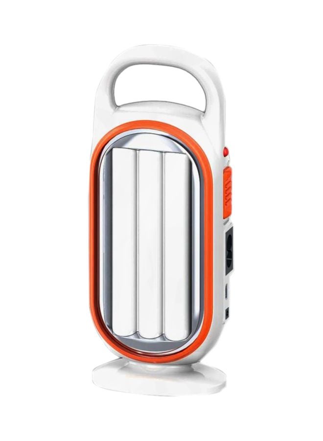 SONASHI Rechargeable Emergency Lantern with Bright LED Light  Builtin Battery with Working Time 4 Hours  Emergency Lanterns and Lights  Perfect for Home Camping Outdoor And Picnic SEL-704 White/Orange  - Image 1