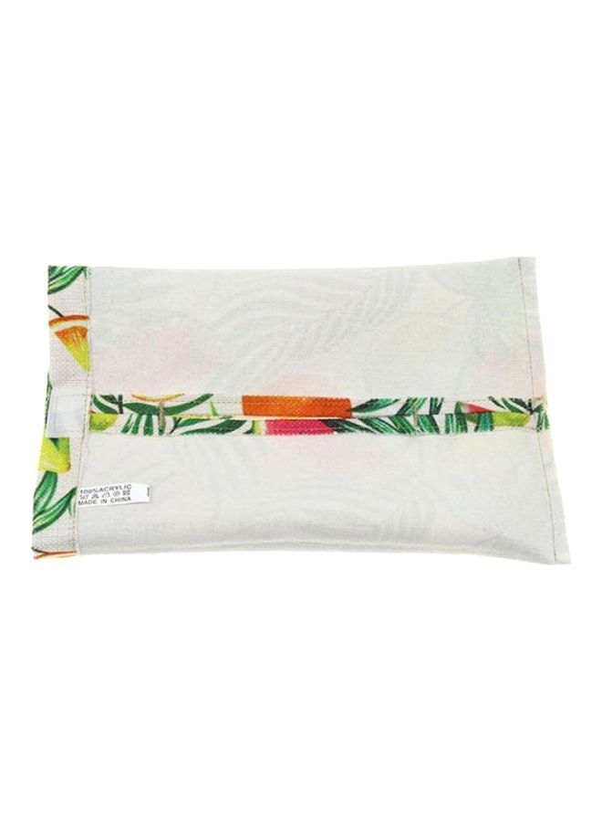 شاربدو علبة تخزين مناديل مزينة بتصميم مطبوع متعدد الألوان 25.5x18Ø³Ù†ØªÙŠÙ…ØªØ± - Image 4