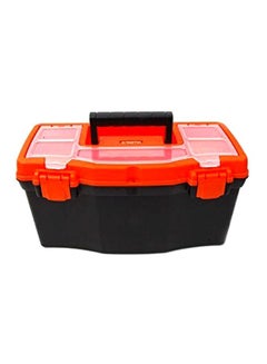 Tactix Plastic Enhanced Tool Box Orange/Black 50x26x24cm  - Image 3