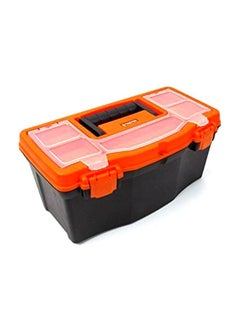 Tactix Plastic Enhanced Tool Box Orange/Black 50x26x24cm  - Image 4