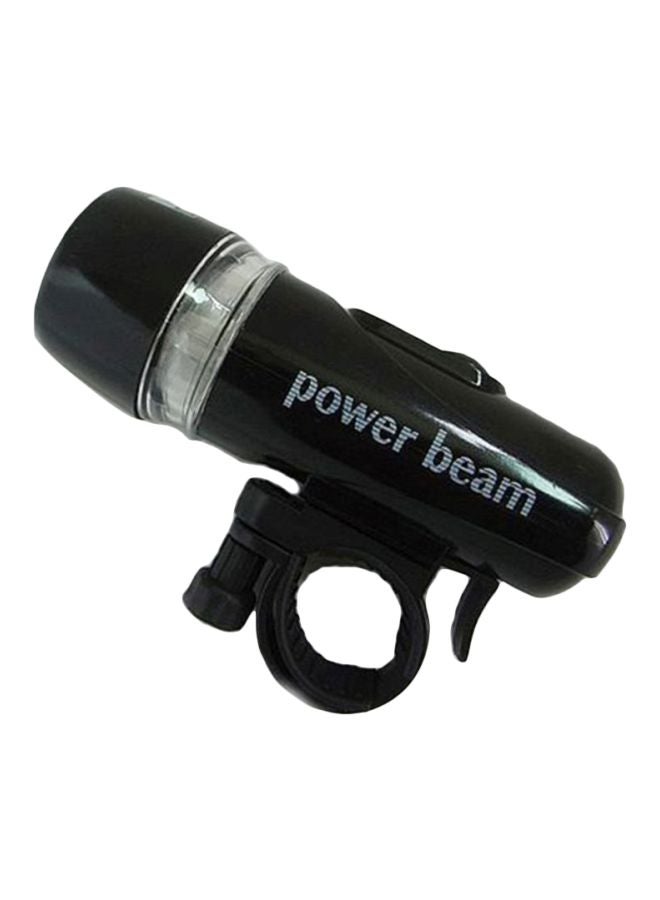 Beauenty 5 LED Power Beam Front Torch Head Light Black 9x13cm 