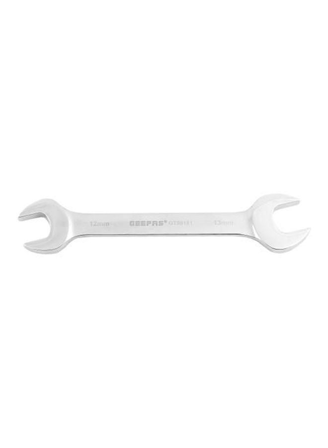 GEEPAS Double Open End Spanner Silver 12x13mm - Image 1