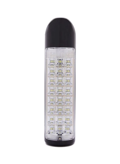 Rechargeable Emergency Lantern Black/Clear 3.9x13.3x7.3inch