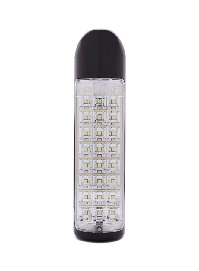 Rechargeable Emergency Lantern Black/Clear 3.9x13.3x7.3inch