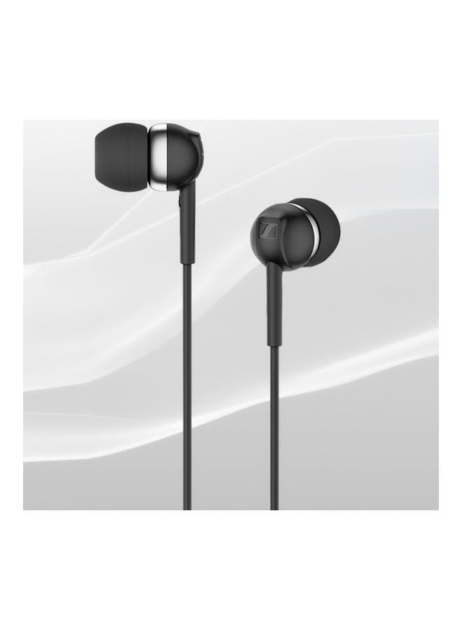 Sennheiser - Sennheiser CX 80S In-Ear Earphone 1.2m Wired Headphone with Mic 3.5mm Plug/Noise Reduction/Balance Sound/Intelligent Control/In-Line Remote Wired Hedset Compatible for Andriod/iOS/Windows Black - Image 1