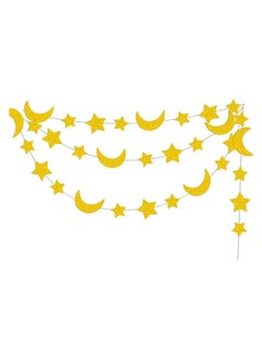 Ramadan Star and Crescent Moon Hanging Garland 4meter - v1616822639/N44870890A_1