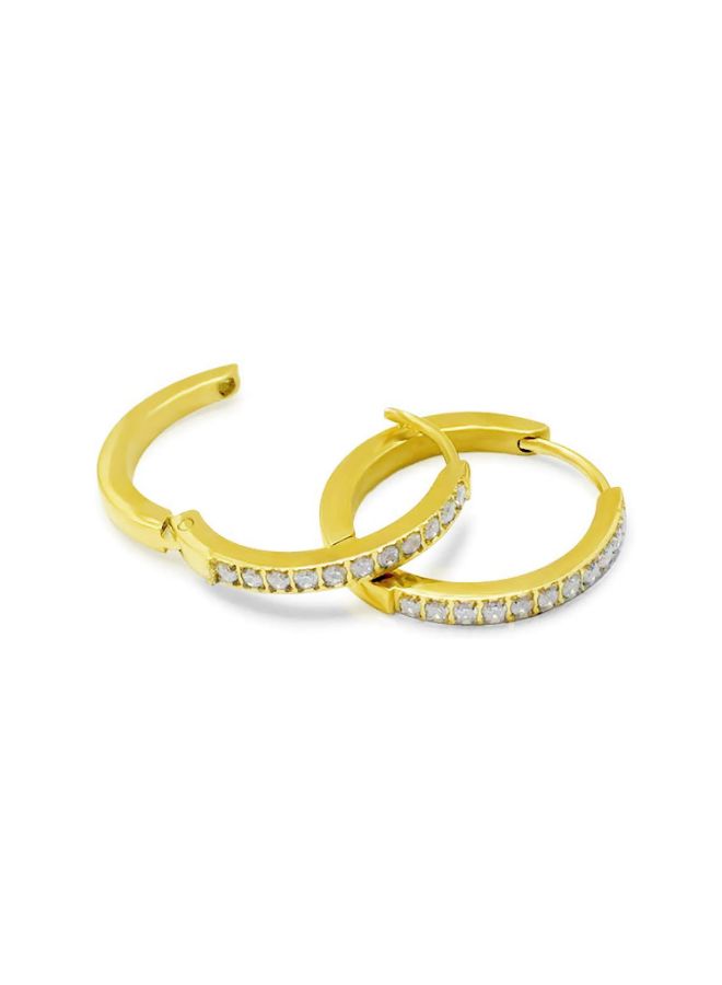 AIWANTO - Alissa Elegant Huggie Hoop Earrings - Image 1