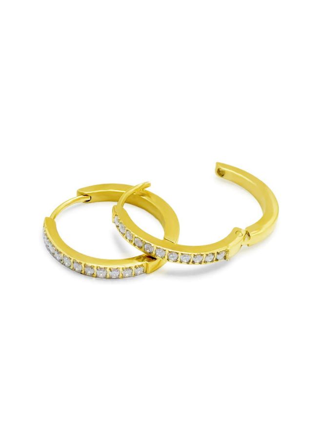 AIWANTO - Alissa Elegant Huggie Hoop Earrings - Image 1