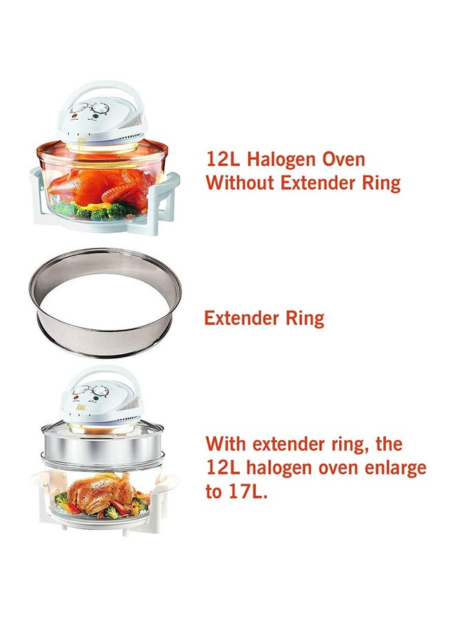 Turbo Convection Halogen Oven With Extender Ring 17.0 L 1200.0 W NBL-0099 White