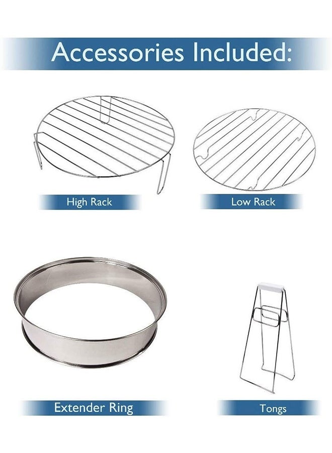 Turbo Convection Halogen Oven With Extender Ring 17.0 L 1200.0 W NBL-0099 White