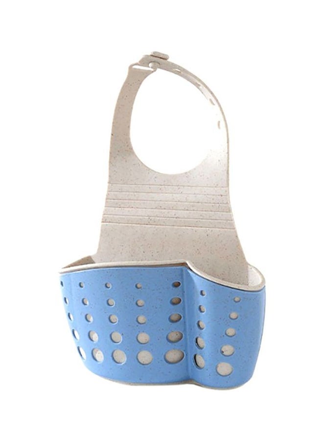 SAPU Double-Layer Adjustable Snap-On Sink Storage Bag Blue/Beige 14.5x5.7x24.5cm - Image 1