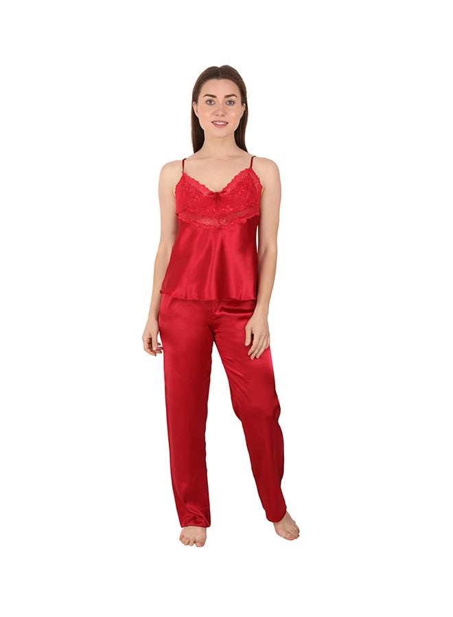 Nurteks 3-Piece Sleepware Set Red - Image 5