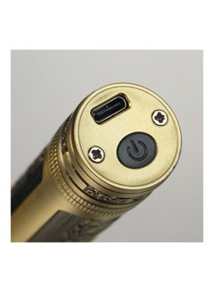 Generic USB Rechargeable Hair trimmer Electric Haircut Kit Gold/Black  - Image 4