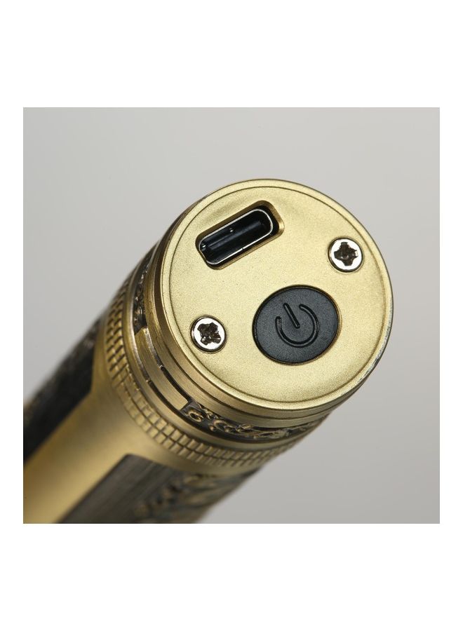 USB Rechargeable Hair trimmer Electric Haircut Kit Gold/Black