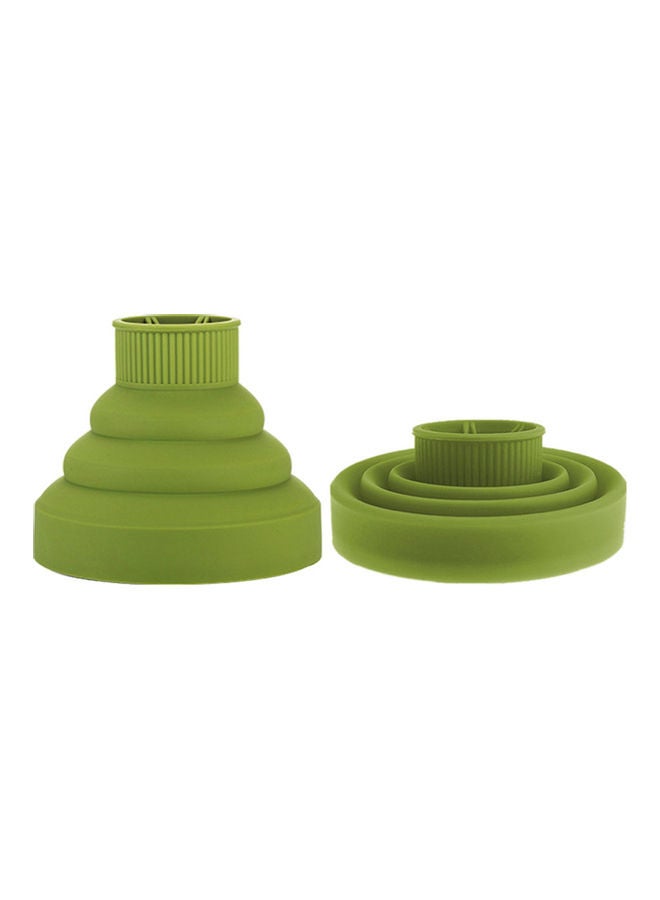 Collapsible Hair Dryer Diffuser Green - Image 1