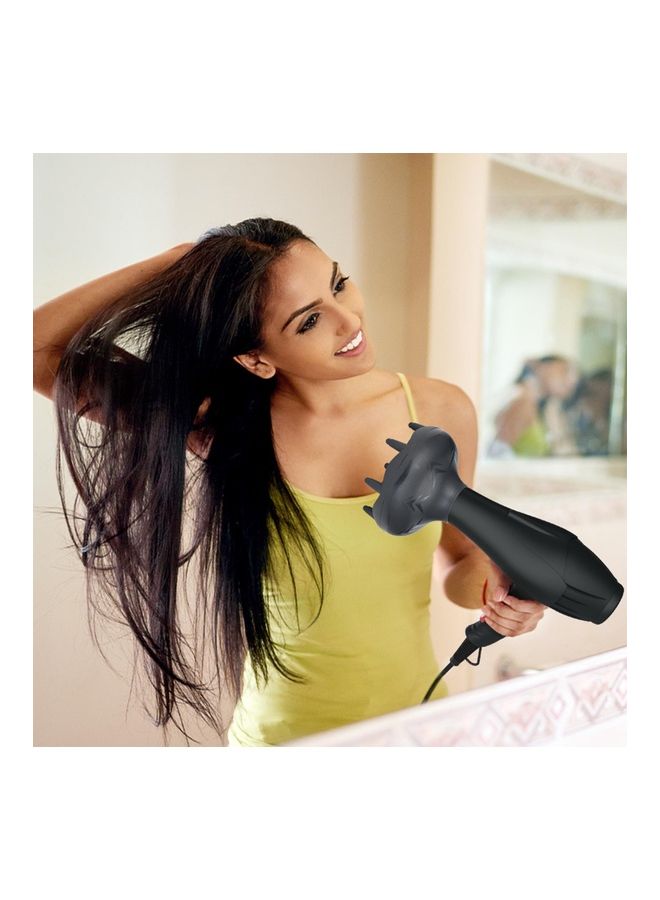 ماركة غير محددة - موزع هواء لمجفف شعر يناسب جميع الأجهزة . أسود - Image 1