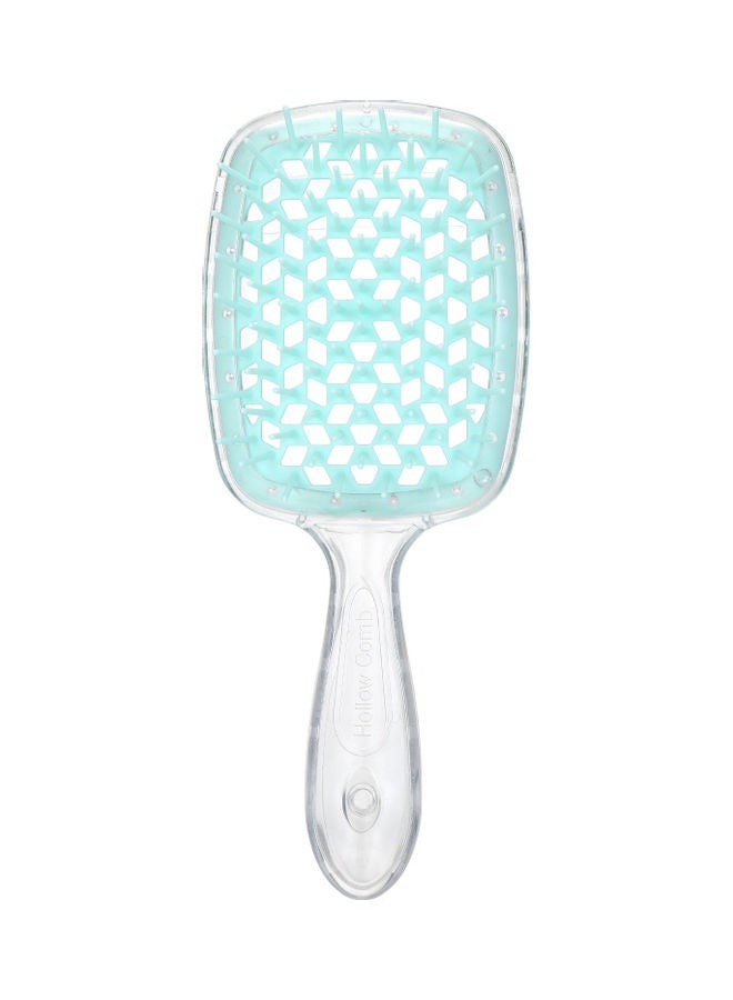 Hair Brush Paddle Massage Scalp Brush Clear/Blue - Image 1