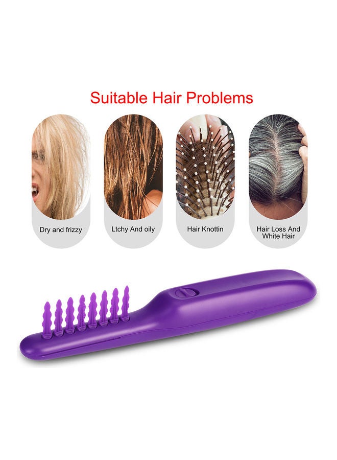 Generic Electric Detangling Comb Purple  - Image 3