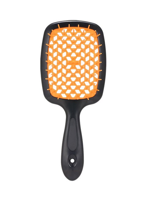 Anti Static Detangle Paddle Hairbrush Orange/Black