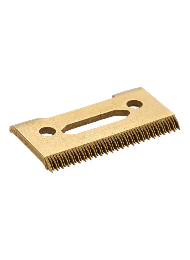Generic 2-Piece Replacement Hair Clipper Blade Gold - Image 3