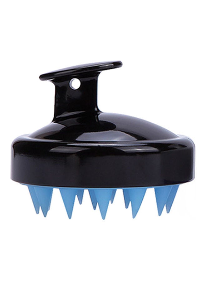 Soft Silicone Head Massager Comb Black/Blue - Image 1
