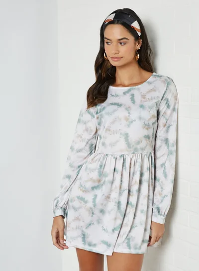 Sivvi x GenM Printed Jersey Dress Multi