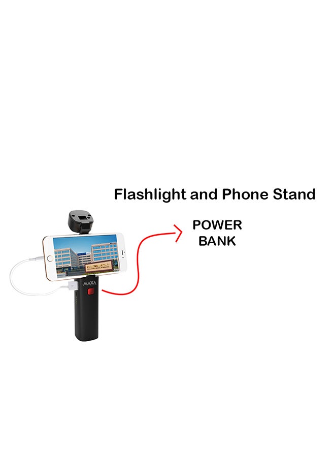 MAXA Eco-Light Led Lamp Black 4.2 x 25.5cm - Image 2