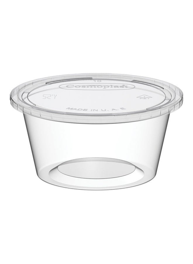 50-Piece Plastic Portion Cups Clear  - Image 1