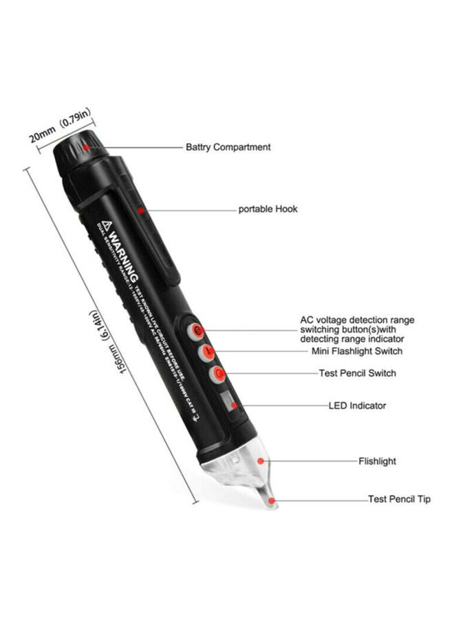 قلم اختبار الجهد أسود/فضي/برتقالي - Image 5