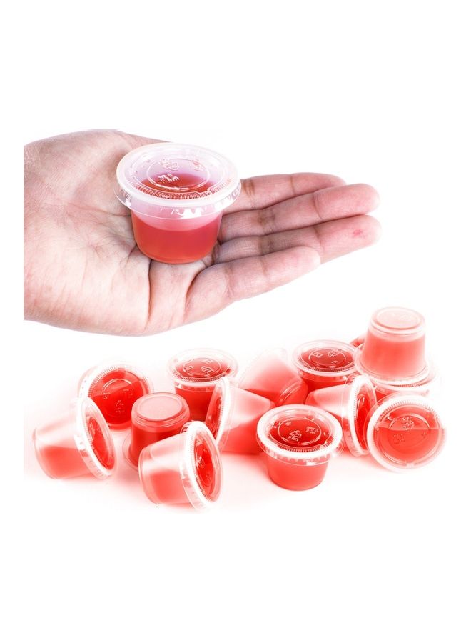 250-Piece Plastic Portion Cups Clear - Image 3
