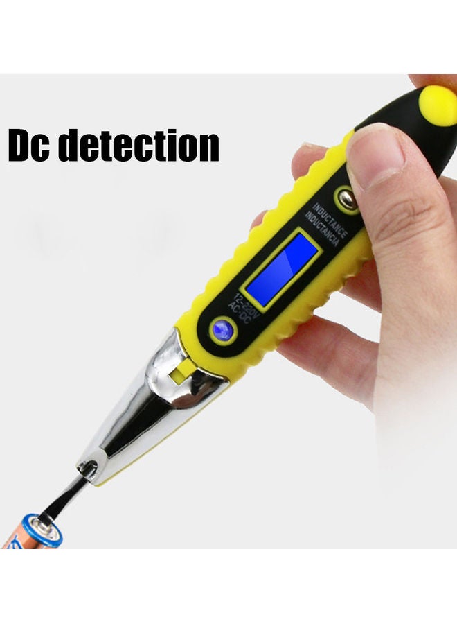Electric Voltage Detector Tester Yellow/Black/Silver  - Image 5
