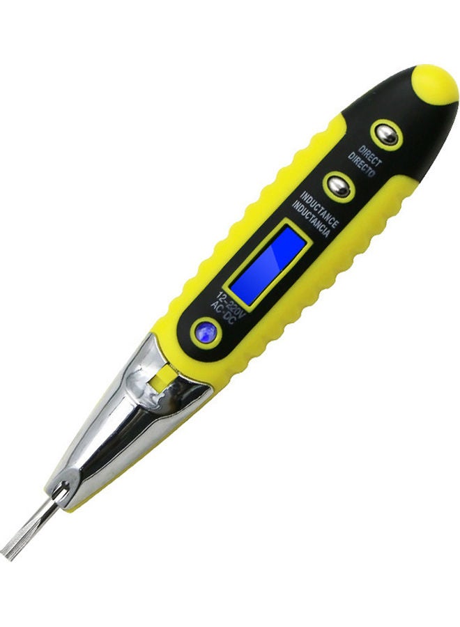 Electric Voltage Detector Tester Yellow/Black/Silver  - Image 1