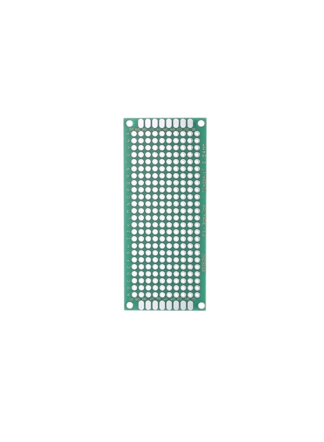 Generic - 17-Piece Double Sided PCB Board For DIY Soldering And Electronic Projects Green - Image 1