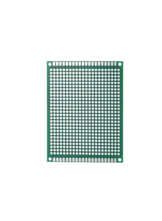 Generic - 17-Piece Double Sided PCB Board For DIY Soldering And Electronic Projects Green - Image 1