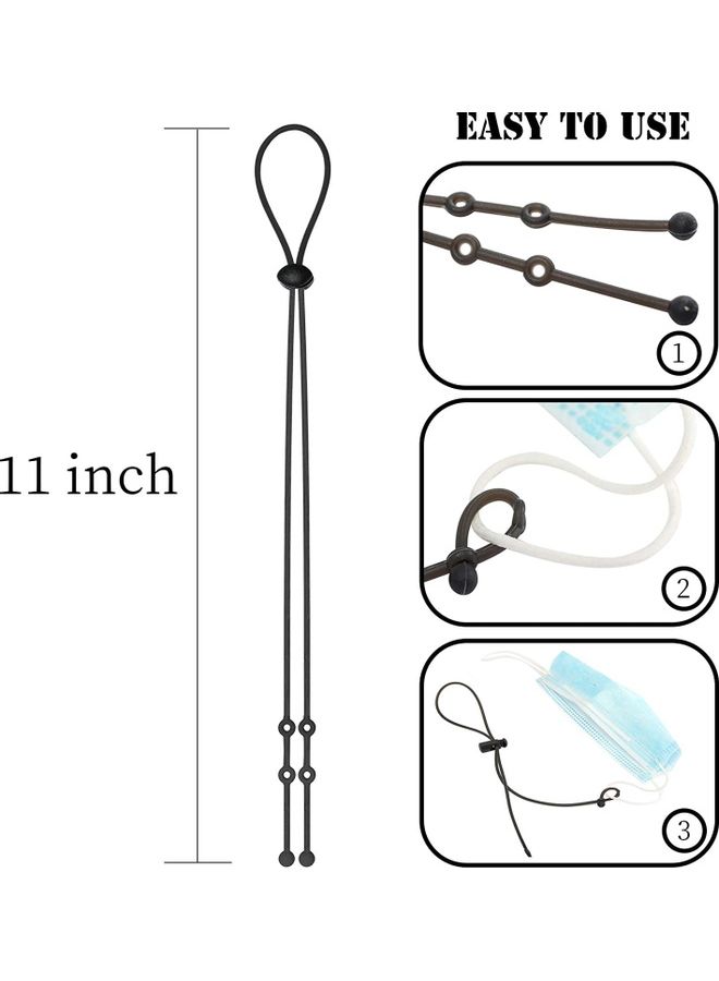 مجموعة وصلات قصيرة لتثبيت كمامة الوجه من 5 قطع - Image 2