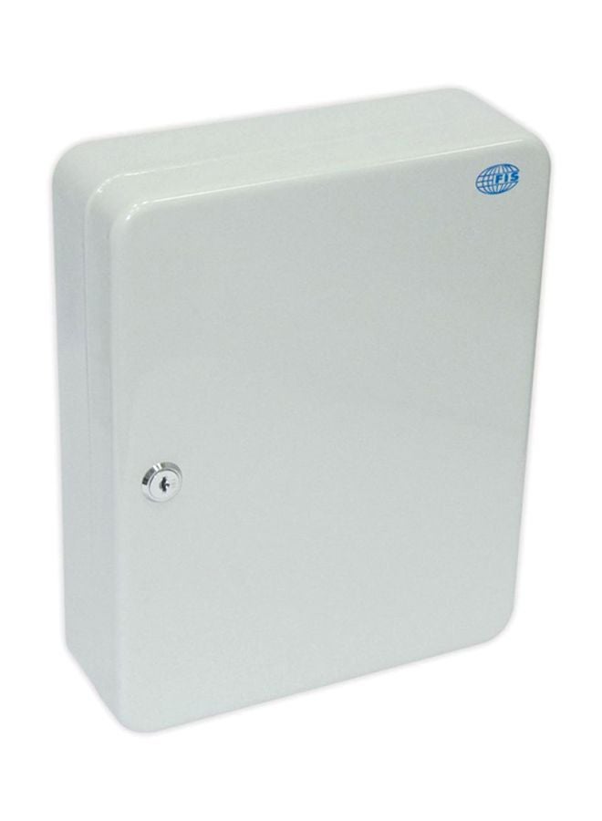 FIS Steel Key Box For 30 Keys Silver 30x24x8cm - Image 2