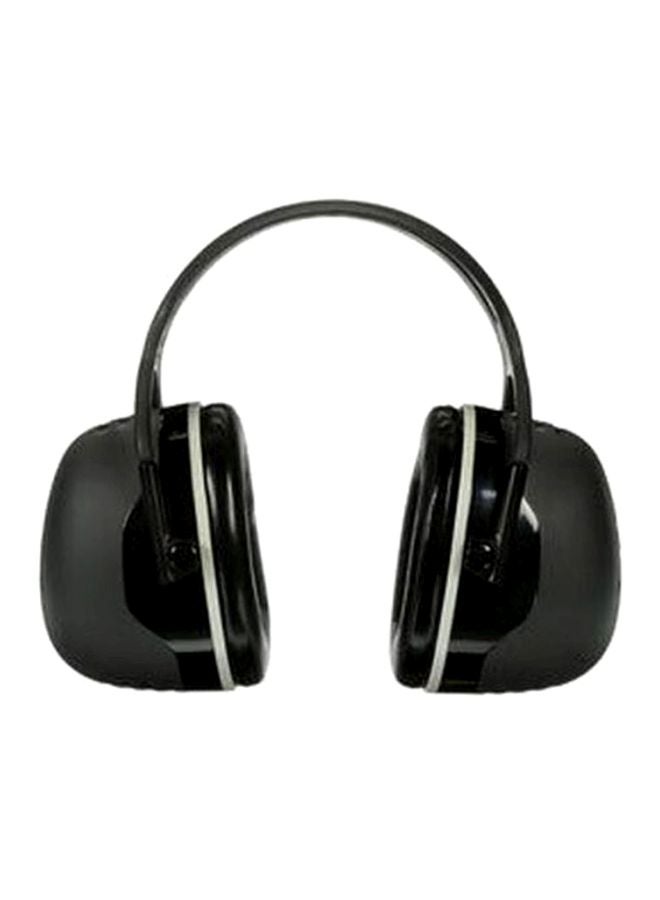 3M Peltor X5 Over-the-Head Earmuffs Blak/Silver 230grams - Image 2