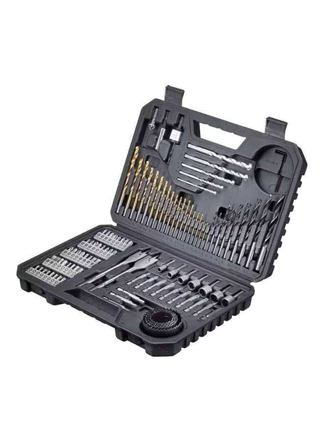 BOSCH - Set Of 103 Pro Mixed Drill Bit W/Case Silver/Black 1-40mm - Image 1