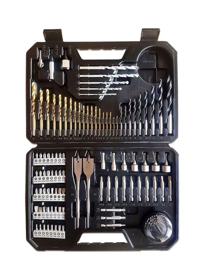 BOSCH - Set Of 103 Pro Mixed Drill Bit W/Case Silver/Black 1-40mm - Image 1