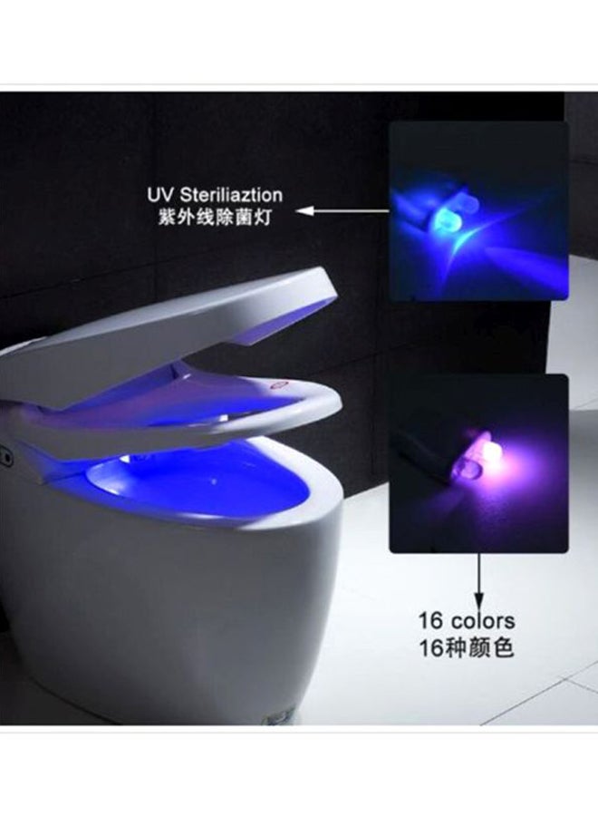 بيوينتي مصباح مرحاض LED بجهاز استشعار الحركة مزود بعدد 16 لوناً محسناً أبيض 6x20سم - Image 2