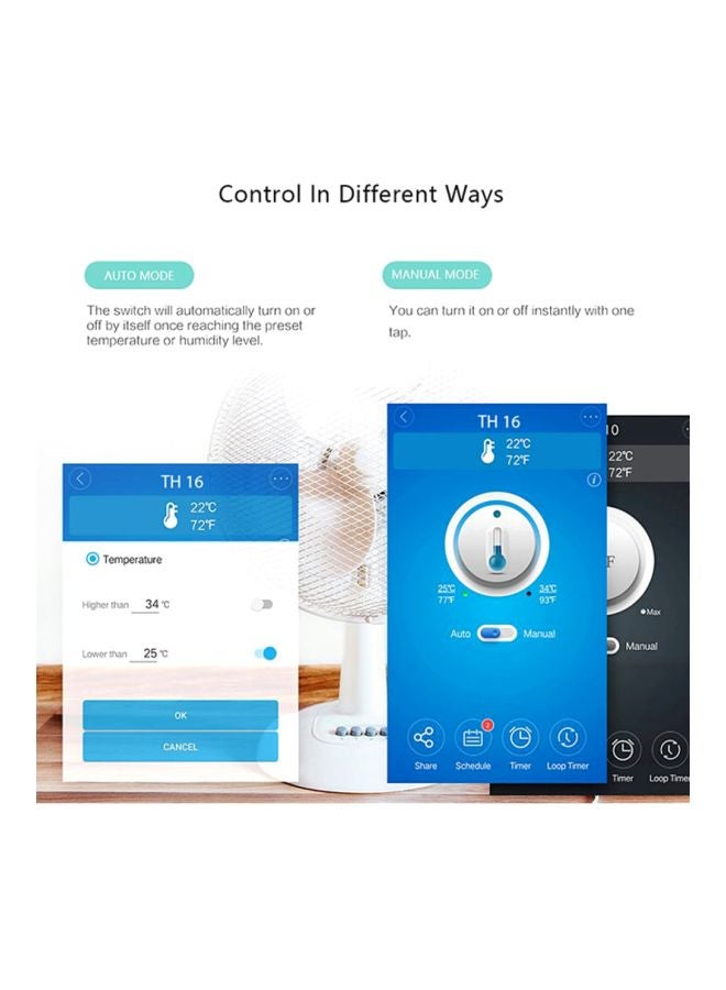 SONOFF 2-Piece Wireless Home Automation Kit With Cable White - Image 5